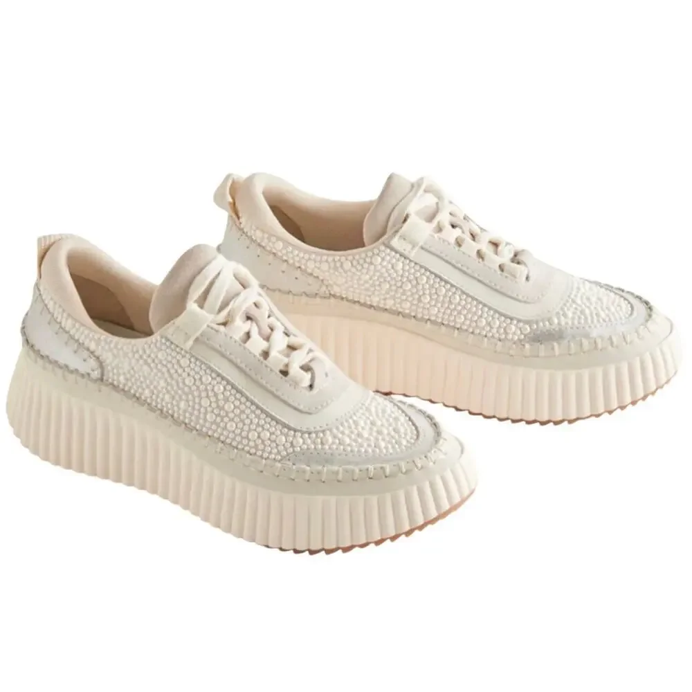 Dolce Vita Dolen Pearl in Vanilla Pearl Size 8